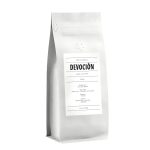Devoción coffee bag connected to the brand’s one-percent Impact Fund.
